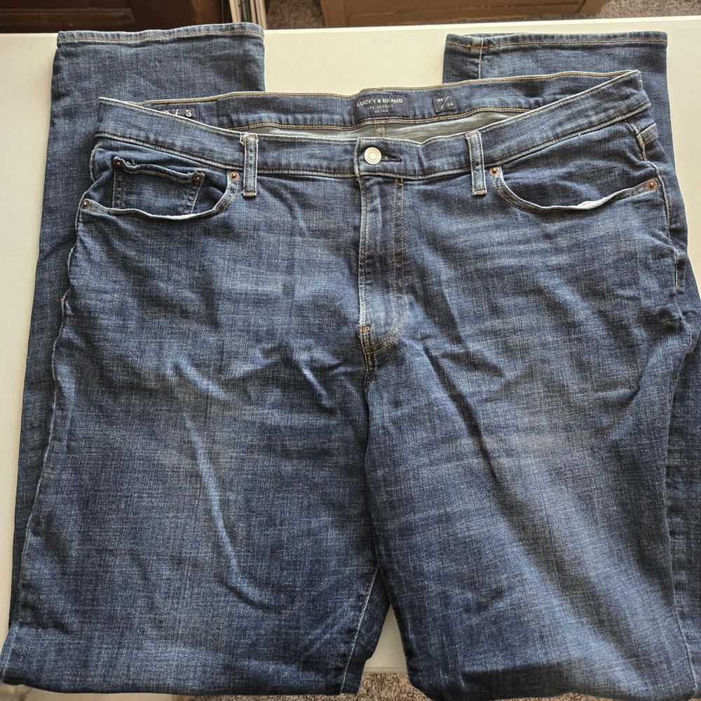 Lucky Brand Men's Relaxed Fit Denim Jeans 40x34